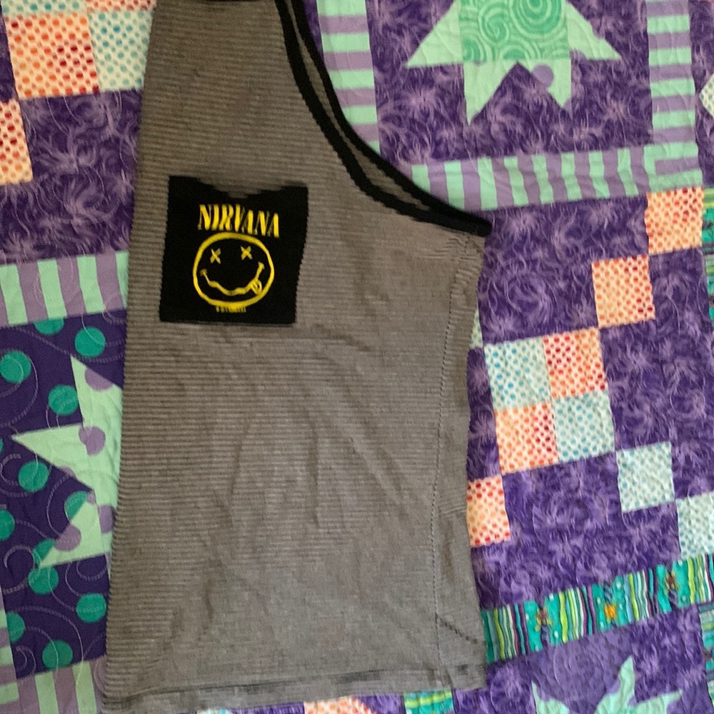 Nirvana cropped tanktop